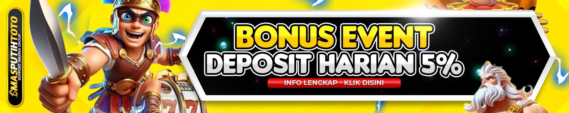 BONUS DEPO HARIAN 5%